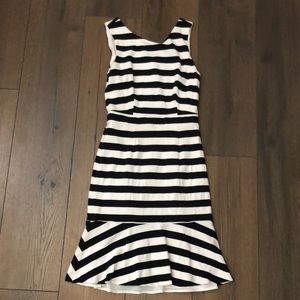 Banana Republic Striped Fitted Dress